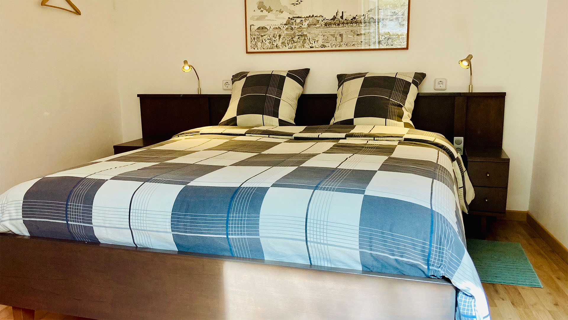 Slaapkamer in het appartement
