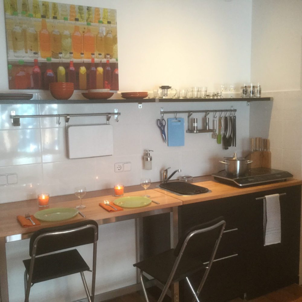 Zithoek in het appartement